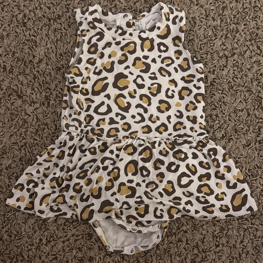Leopard Print Baby Dress